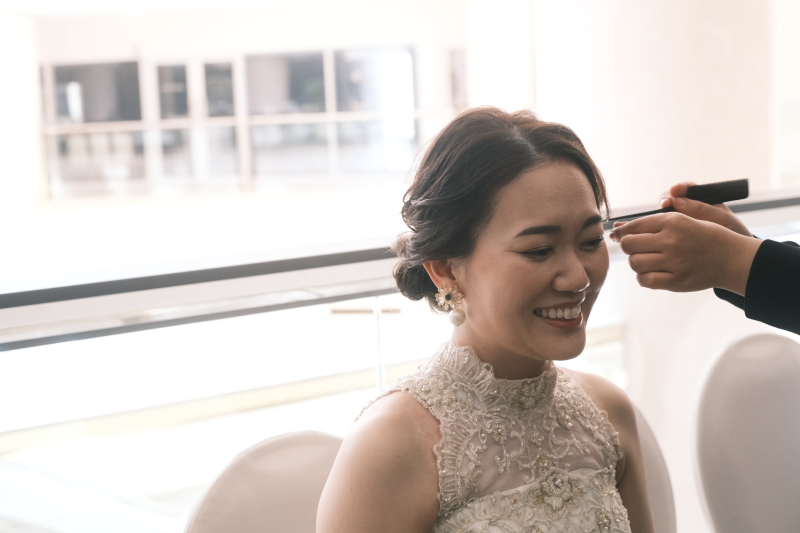 メイクやヘア崩れも心配なし★