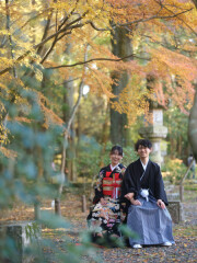 フォトスタジオプリンセス成田_和装ロケーション【成田山新勝寺】公園