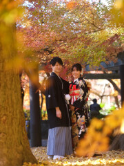 フォトスタジオプリンセス成田_和装ロケーション【成田山新勝寺】公園