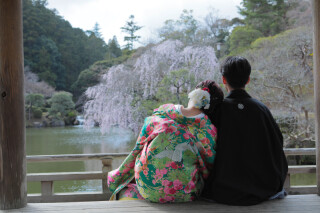 フォトスタジオプリンセス成田_和装ロケーション【成田山新勝寺】公園