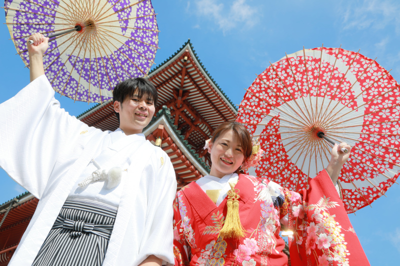 フォトスタジオプリンセス成田_神社・寺院で撮影できる
