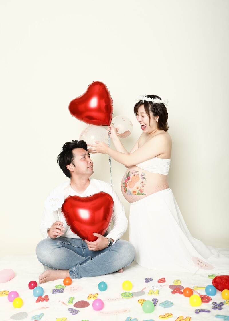 フォトスタジオプリンセス成田_マタニティフォトの撮影ができる