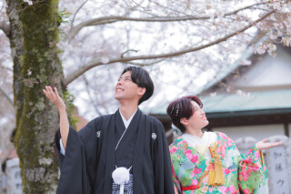 フォトスタジオプリンセス成田_和装ロケーション【成田山新勝寺】公園