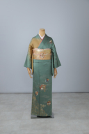 【訪問着】　濃いみどり