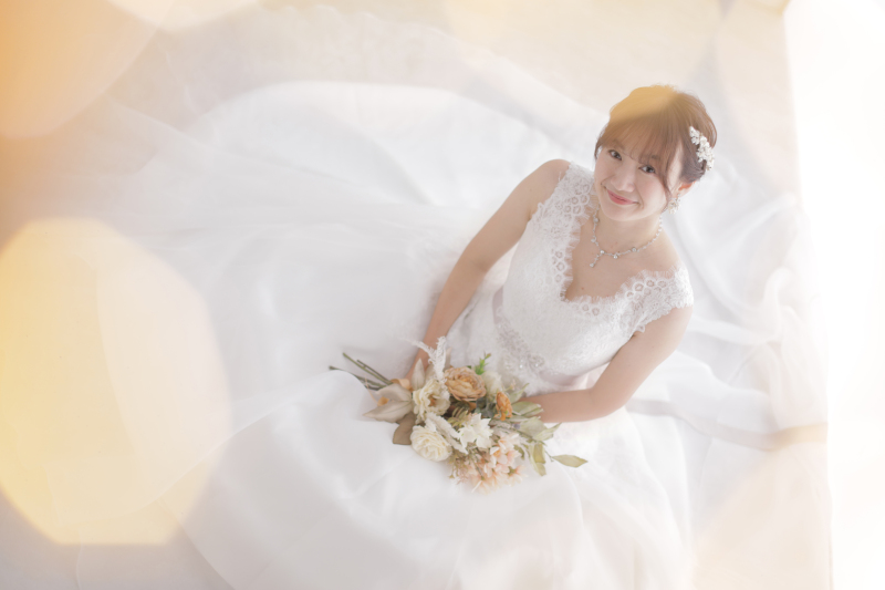 最後はお嫁さんのソロショット