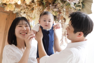 私服でお気軽ファミリーフォトプラン！