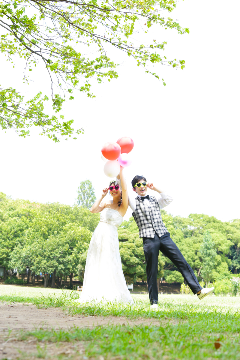 お2人の個性を生かしたお写真も♪