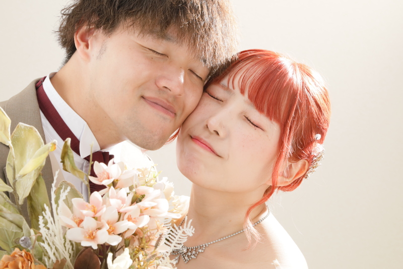 ほっぺをむぎゅっ☆