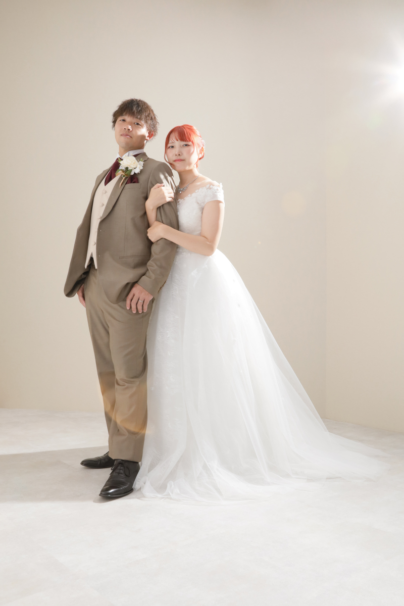 ウエディングドレスでもカラードレスでも!