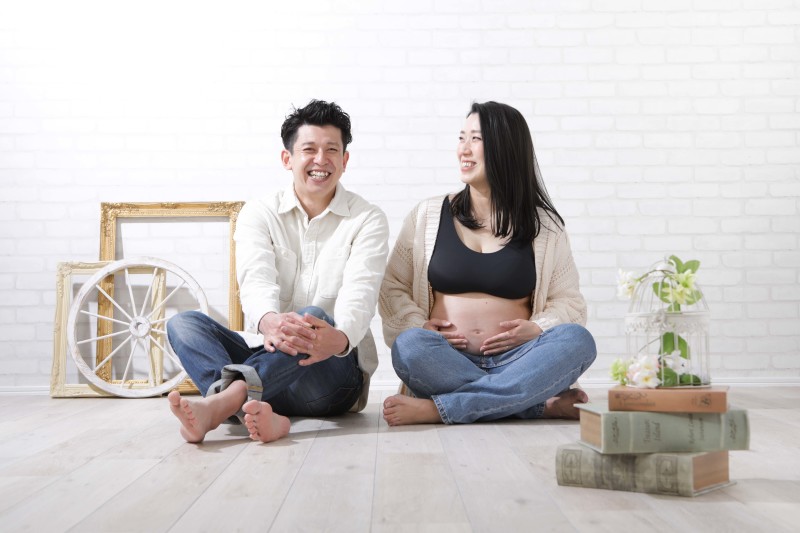 フォトスタジオプリンセス千葉海浜幕張_マタニティフォトの撮影ができる