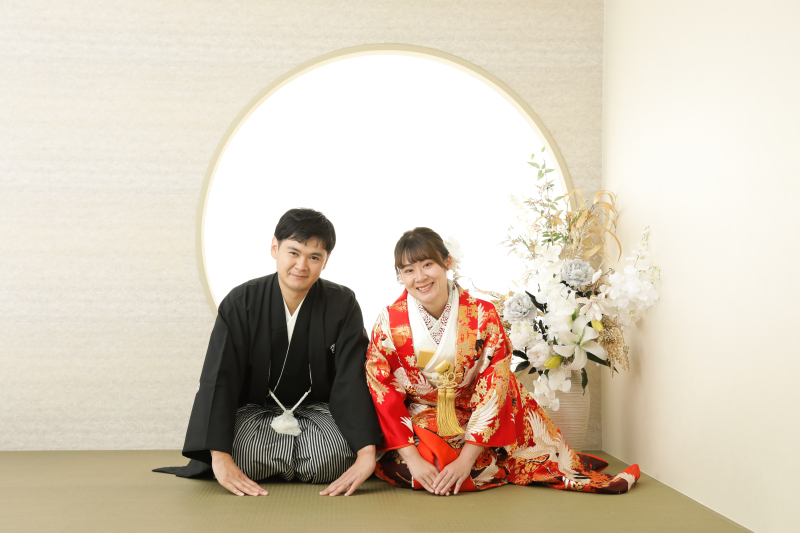 【日にち限定60%オフ】土日祝料金無料◎和装全カットデータプラン（衣装/新婦ヘアメイク/撮影/全40カットデータ付き）