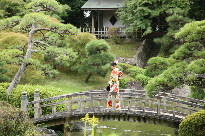 ◎見浜園和装ロケ5万円OFF◎火・金限定プラン（衣装/新婦ヘアメイク/撮影/全80カット以上データ付き）