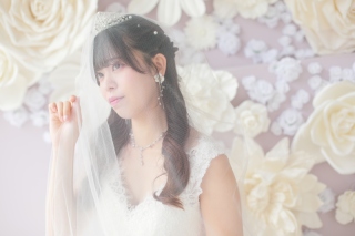 【８月限定】ソロウエディング10カットデータ半額プラン…衣装１点、ヘアメイク、撮影、10カットデータ付き