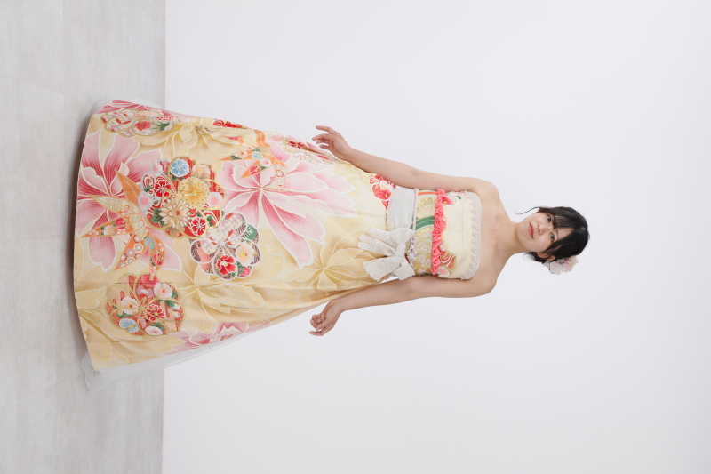 【ソロ着物ドレス】(衣装/ヘアメイク/写真1枚)