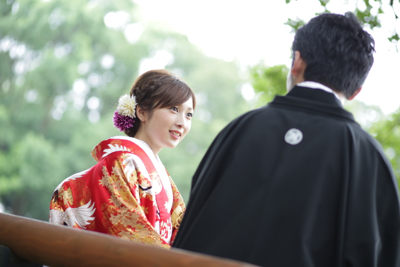 【和装ロケーション撮影】衣装1点、新婦ヘアメイク、着付込み!全カットデータ(80カット以上)付き♪
