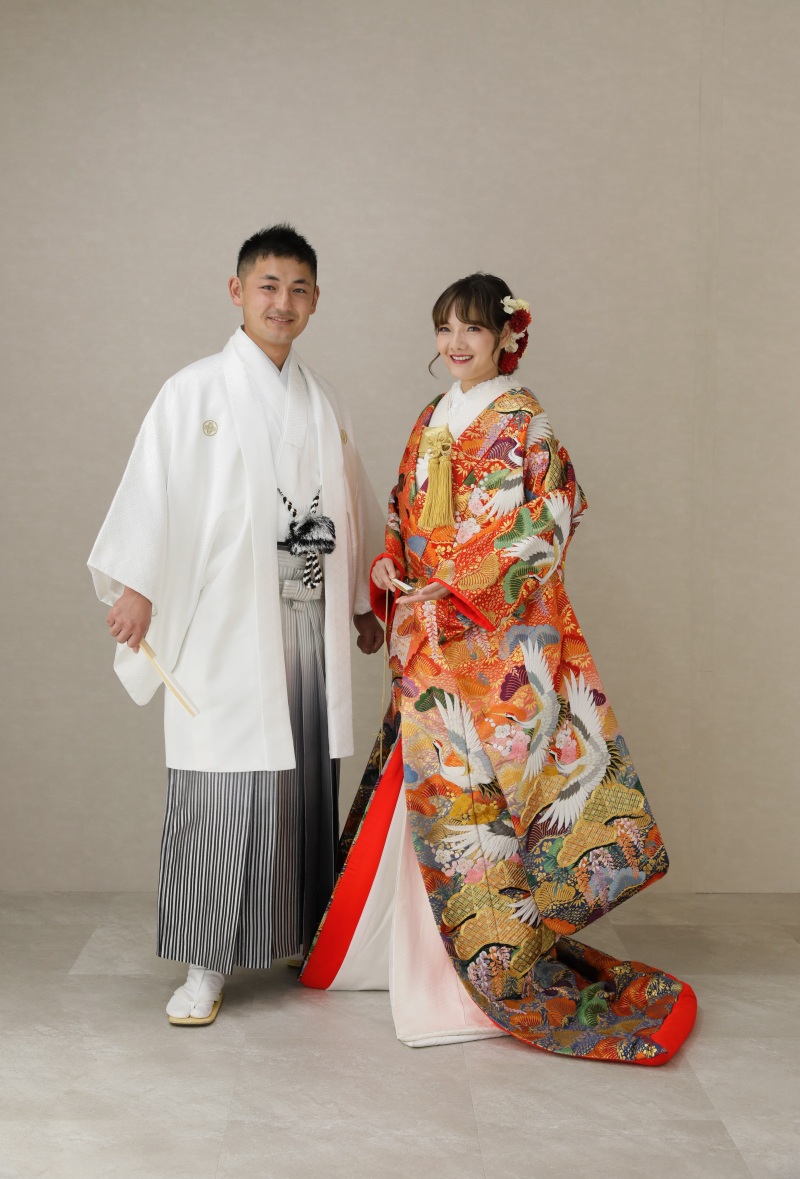 色打掛にお着替え