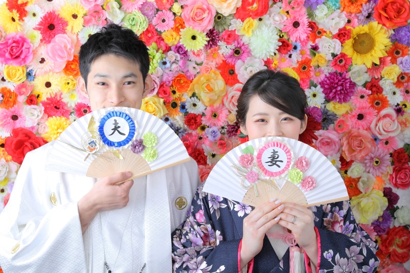 色打掛にお着替え