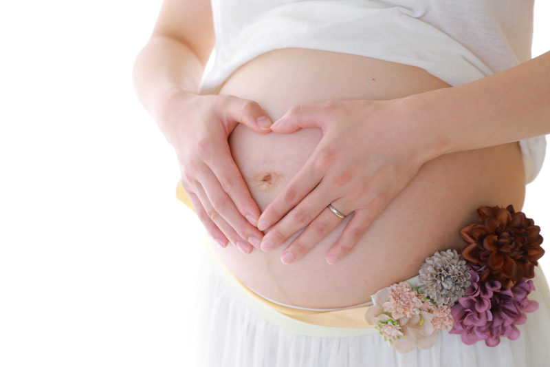 お腹のアップをオシャレに