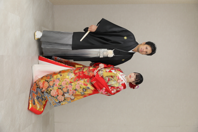 和装、色打掛にお着替え