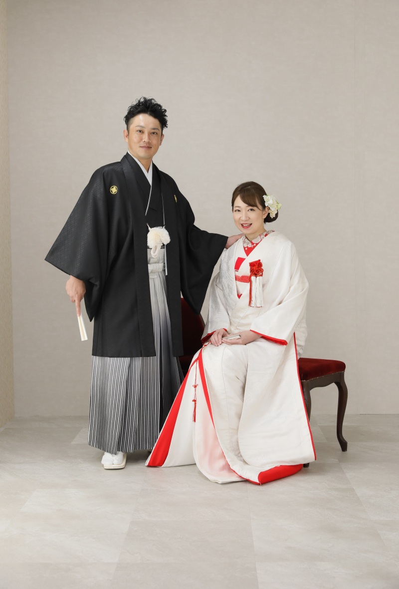 まずは和装、白無垢から