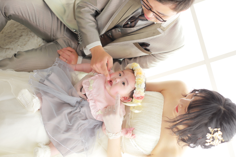 ほっぺにツンッ!