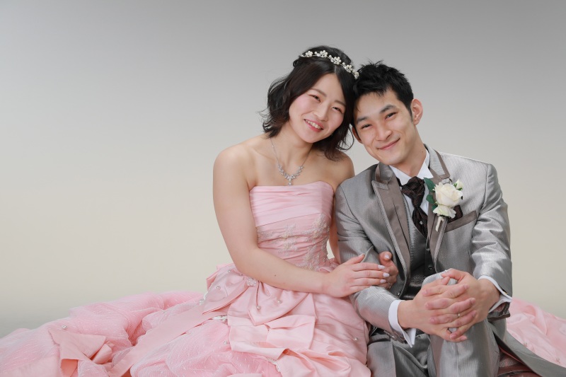 カラードレスにお着替え