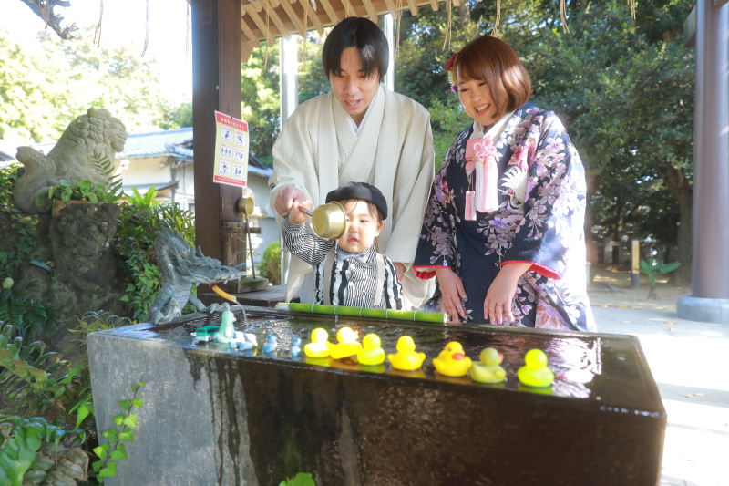 家族みんな一緒に