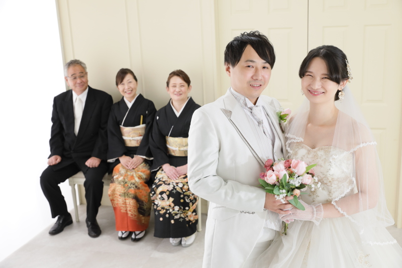 両家の親御様も一緒に