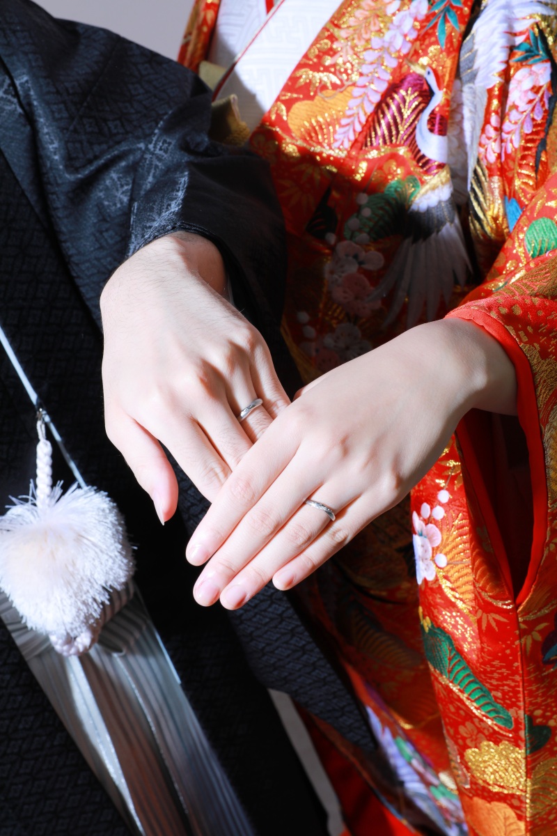 小物　ブーケ　リング