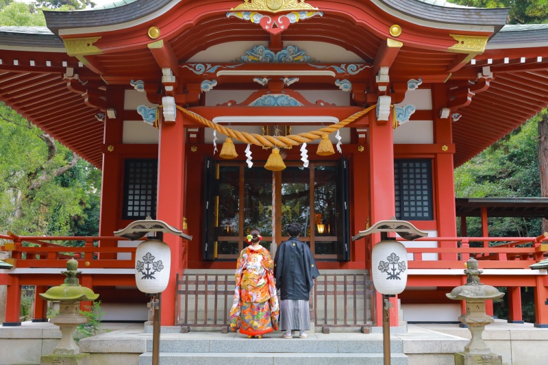 フォトスタジオプリンセス柏_神社・寺院で撮影できる