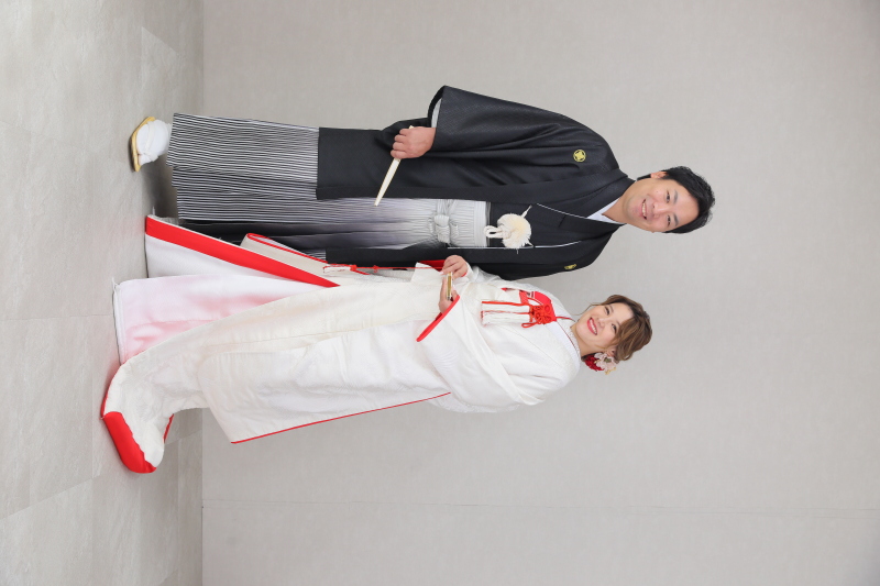 【和装1着+洋装1着プラン】お手頃価格♪衣装各1点(和・洋)新婦ヘアメイク、チェンジ 写真(6切りOrデータ)2ポーズ付き