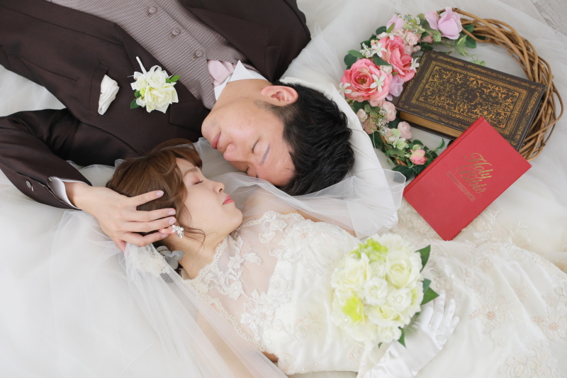 ふんわりドレスに包まれて・・・