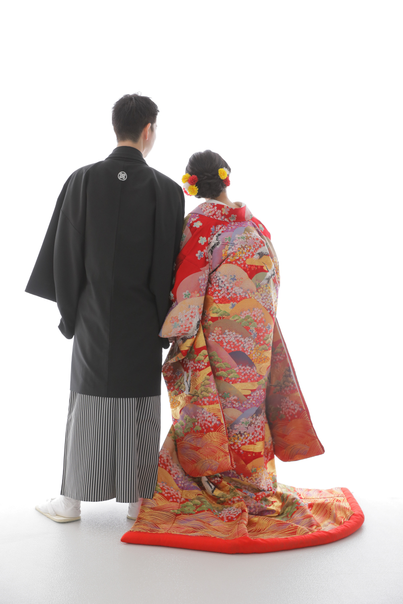 豪華絢爛な色打掛も追加料金はございません!
