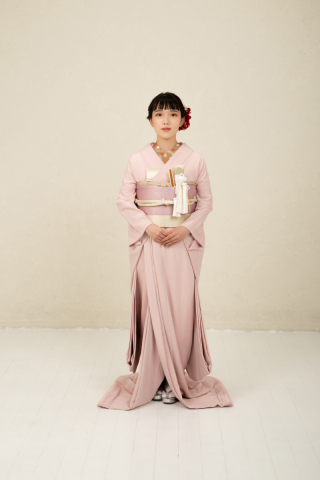 色掛下ライトピンク