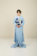 色掛下ライトブルー