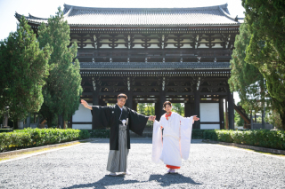 和装ロケーション撮影（東福寺）