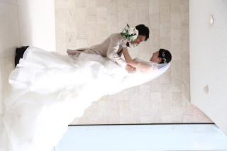 洋装チャペル撮影＋和装スタジオ撮影