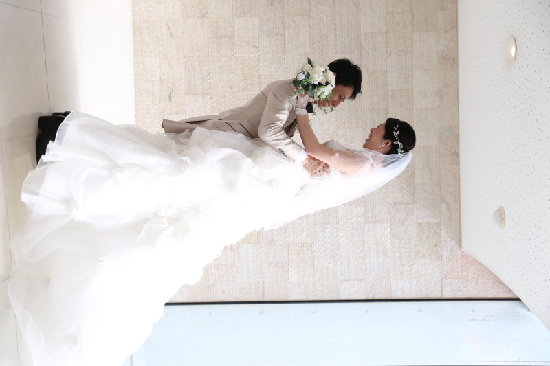 洋装チャペル撮影+和装スタジオ撮影