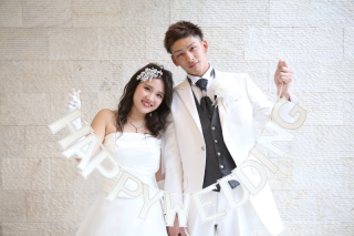 洋装チャペル挙式+和装ロケーション撮影