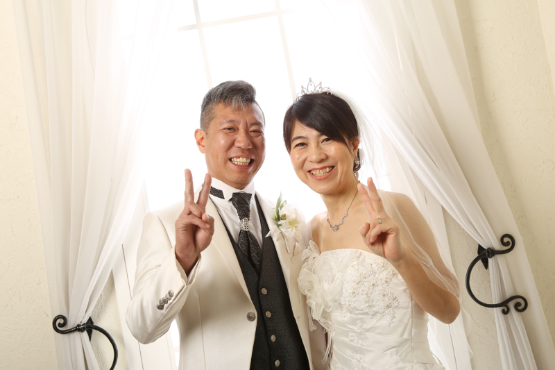 お二人揃って素敵な笑顔でございます♡