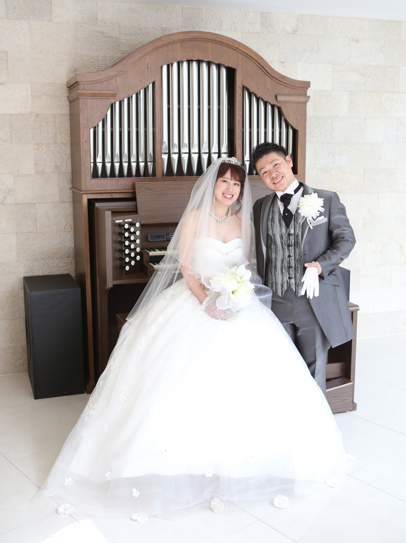 挙式前の記念撮影