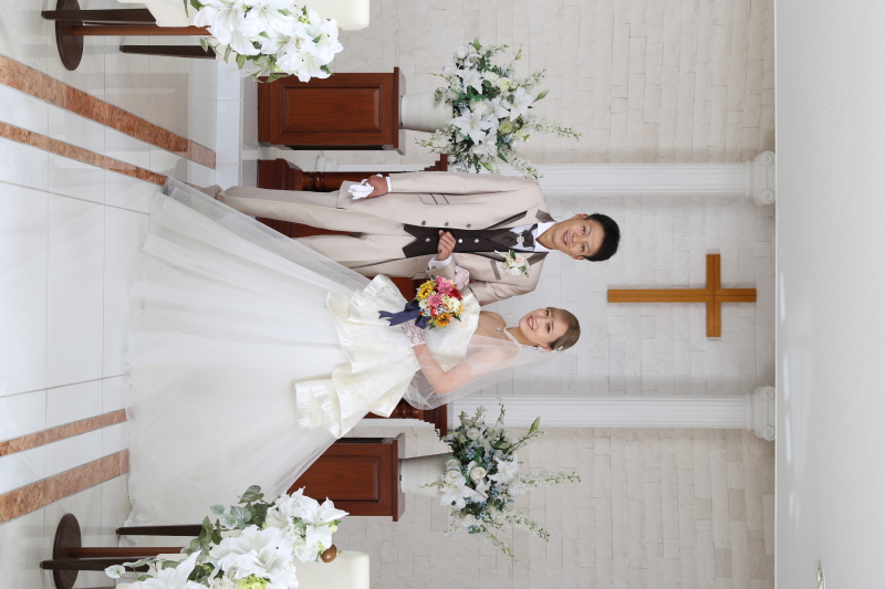 婚礼のポーズ