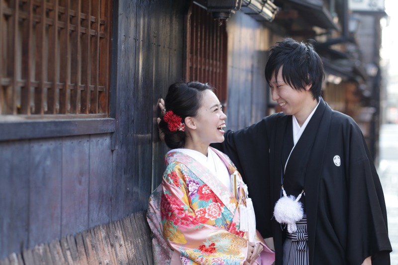 幸せそうなおふたり