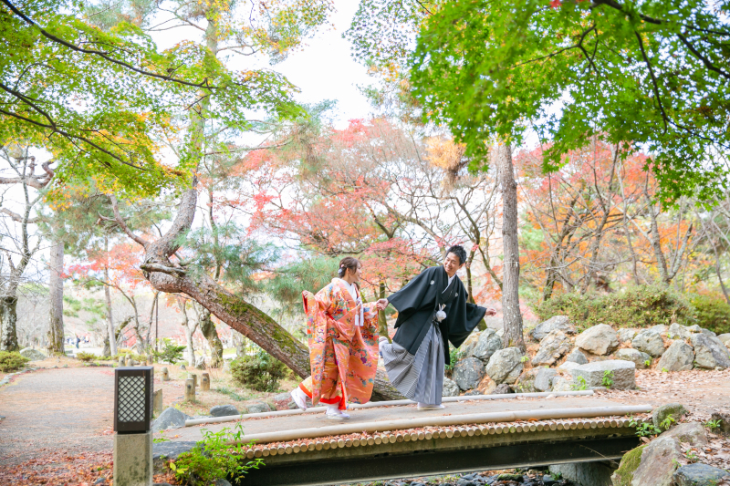 走っているシーン