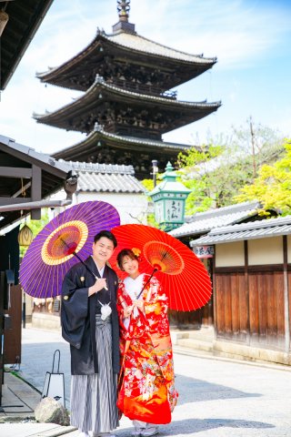 ２点撮影（洋装チャペル+和装ロケーション）