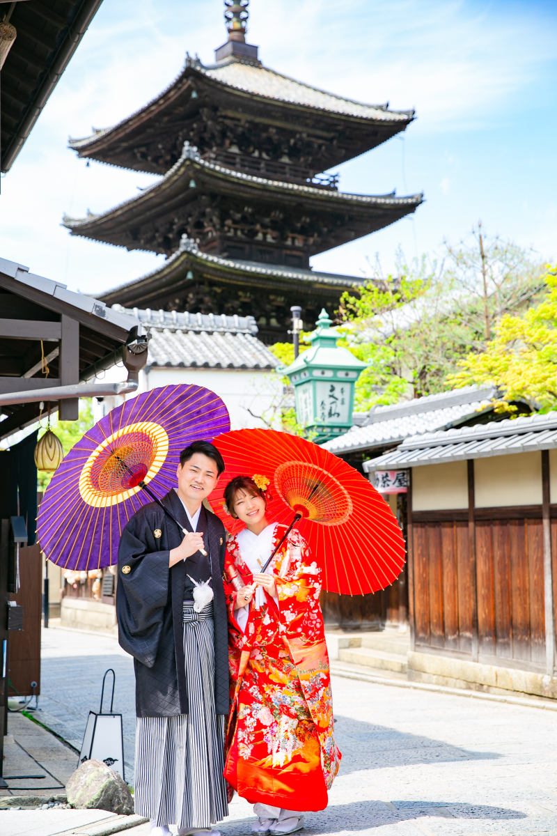 2点撮影(洋装チャペル+和装ロケーション)