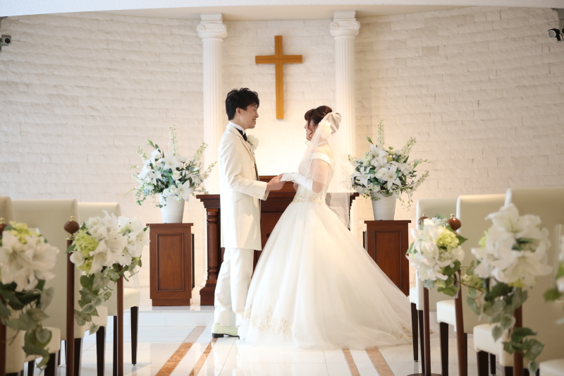 チャペルでの１枚