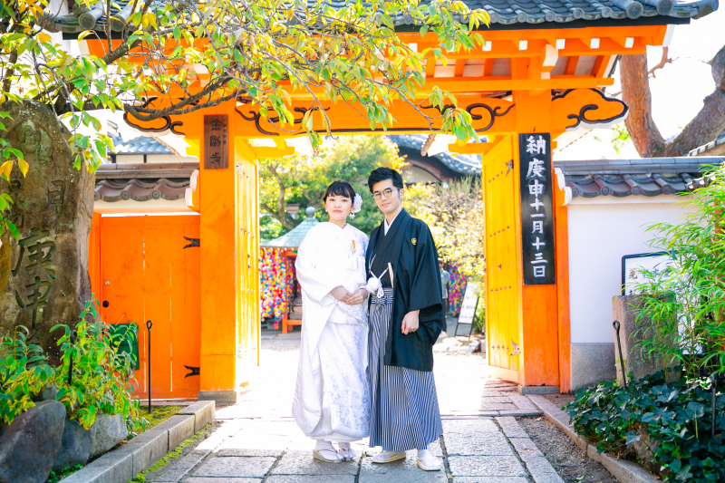 八坂庚申堂での1枚