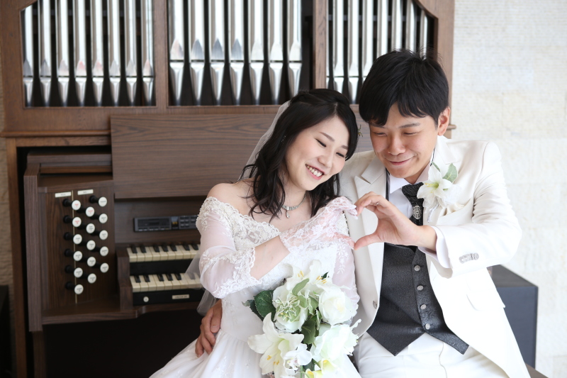 オルガン前の１枚
