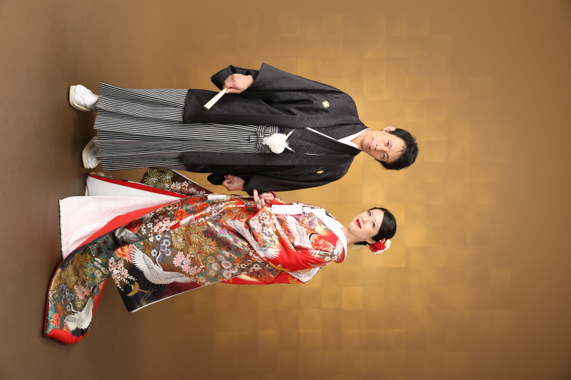 2点目の和装衣装での撮影